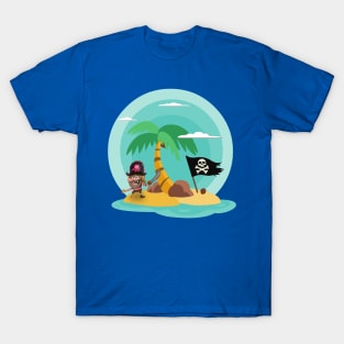 Pirate on his island T-Shirt